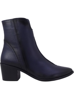 Hobby Ayakkabı Hobby FB26056 Hakiki Deri Topuklu Kadın Bot