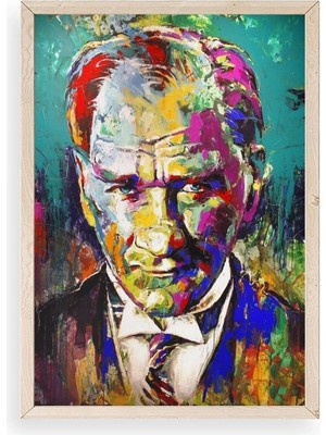 Durukar Atatürk Ahşap Çerçeveli Tablo 23 x 30