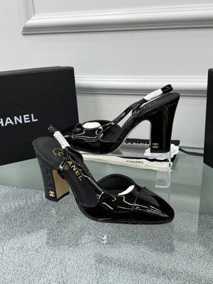 Chanel Siyah Kadın Topuklu Ayakkabı Özel ve Modern Stil