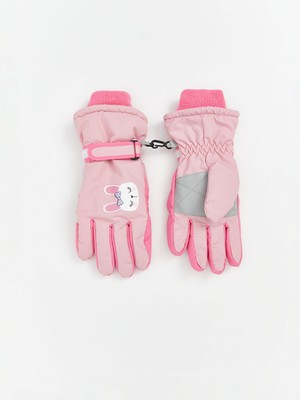 Lc Waikiki Yeni Sezon Kilit Detaylı Cırt Cırtlı Kız Çocuk Kar Eldiveni