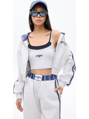 Quzu Kumaş Matchli Sweatshirt