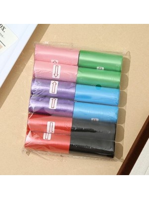 Mulvxurg  URG02 12 Li Köpek Dışkı Poşet Düz Renkli Set (Mulvix)