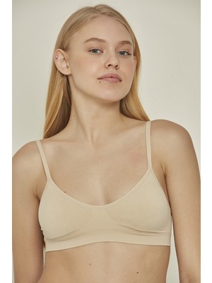 C&city C14020 Pedli Askılı Sütyen Ten