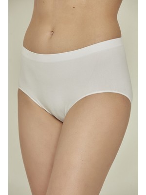 C&city C13002 Dikişsiz Boxer Beyaz