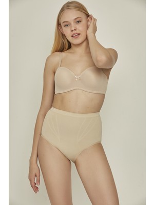 C&city C12016 Dikişsiz Slip Korse Ten