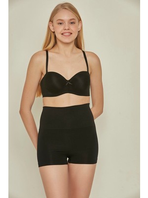 C&city C12022 Toparlayıcı Double Boxer Korse Siyah