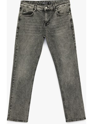 Koton Pamuklu Normal Bel 5 Cepli Straight Fit Jean Pantolon - Mark Jean