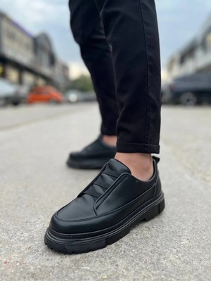 Trivogue KB-703 Kuback Kömür Lastikli Günlük Erkek Ayakkabı