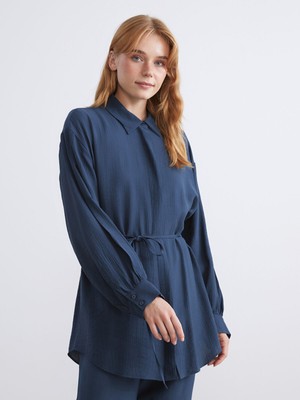 Lc Waikiki Yeni Sezon Dokulu Kadın Gömlek Tunik