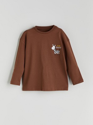 Lc Waikiki Yeni Sezon Sevimli Zebra Baskılı Erkek Çocuk Tişört