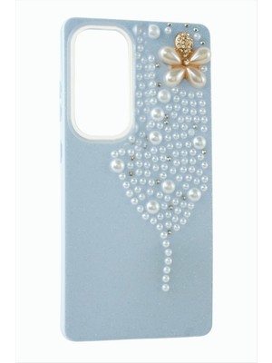 Starseven S25 Kelebek Inci Taşlı Kapak Kılıf