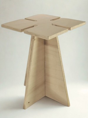 Wooden Studio Kare Modern Zigon Sehpa, Demonte Şık Ahşap Sehpa, Ofis Sehpası, Yan Sehpa, Portatif Sehpa, Tasarım Şık Dizayn Sehpa