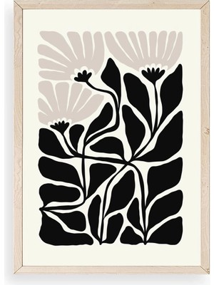 Durukar Çiçek Ahşap Çerçeveli Tablo 30 x 42