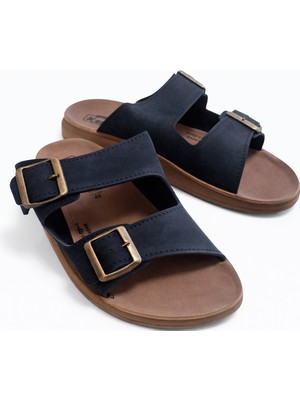 Byzek Erkek Terlik Günlük Yumuşak Taban 2toka