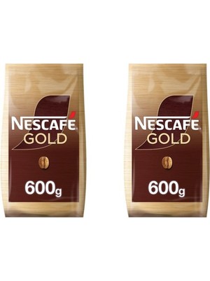 Nescafe Nescafé Gold, Çözünebilir Kahve - 600 gr x 2 Adet