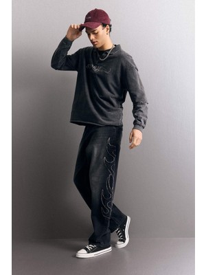 DeFacto Baggy Fit Geniş Paça Jean Pantolon G5527AX25WN