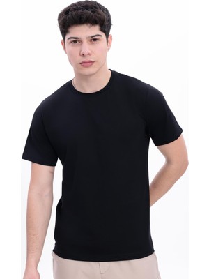 Freemen Erkek/unisex Bisiklet Yaka Basic Tişört %100 Pamuk - 371