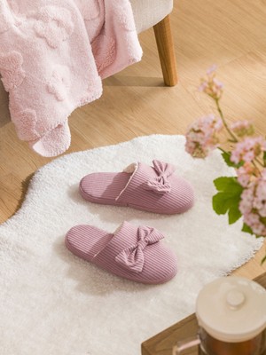 Lc Waikiki Yeni Sezon Pelüş Fiyonklu Kadın Ev Terliği