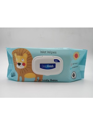 Lovely Babies Zürafa ve Aslanlı Bebek Islak Havlusu 2 x 100 Yaprak