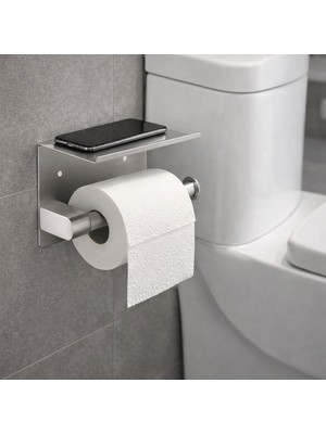 Paslanmaz Tuvalet Kağıtlığı