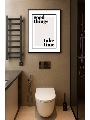 Koi Art Design Siyah Çerçeveli Tek Parça Modern Temalı Yüksek Kalite Uv Basklı Tablo