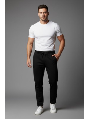 FullaModa Beli Bağcıklı Duble Paça Pantolon