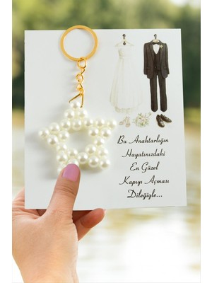 LTG Nova Yıldız Inci Anahtarlık