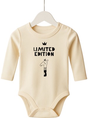 Babytex %100 Pamuk Bebek Body & Zıbın Baskılı Zıbın Uzun Kollu Zıbın