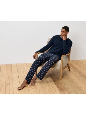 Tchibo Erkek Pijama, Jersey, Köpek