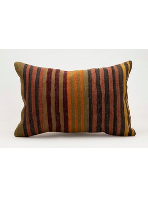 Kilim Wholesale El Yapımı Kilimden Yapılmış Vintage Kırlent Kılıfı, YÜN,40X60CM