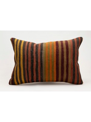 Kilim Wholesale El Yapımı Kilimden Yapılmış Vintage Kırlent Kılıfı, YÜN,40X60CM