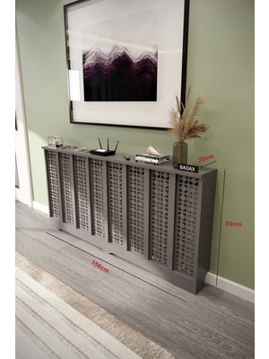 Bagax Truva Model, Antrasit Renk,iç Ölçü 156 cm Dış Ölçü 160 cm Petek Kaplama, Dresuar