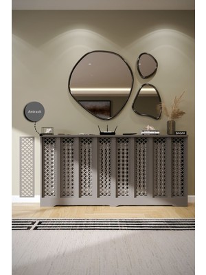 Bagax Zeugma Model, Antrasit Renk,iç Ölçü 156 cm Dış Ölçü 160 cm Petek Kaplama, Dresuar