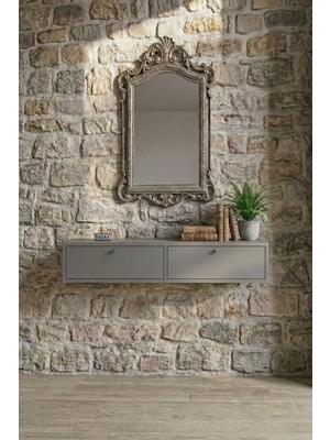 Bagax Çift Kapaklı Modern Dresuar Antre Hol Dekoratif Dresuar Mobilya 120 cm