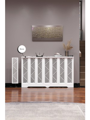 Bagax Gordion Model, Beyaz Renk,iç Ölçü 136 cm Dış Ölçü 140 cm Petek Kaplama, Dresuar