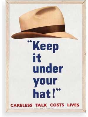 Durukar Motto Ahşap Çerçeveli Tablo 17 x 23