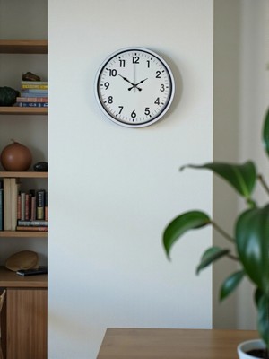 Durukar Zentime 36 cm Beyaz Dekoratif Duvar Saati