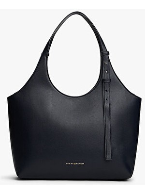Tommy Hilfiger Kadın Th Logo Detaylı Tote Çanta