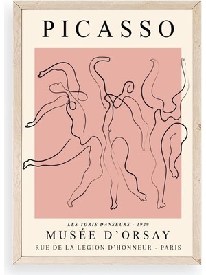 Durukar Picasso Ahşap Çerçeveli Tablo 17 x 23