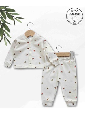 Panfilia Giza Kids %100 Pamuk Kız Bebek Pijaması