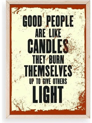 Durukar Motto Ahşap Çerçeveli Tablo 17 x 23