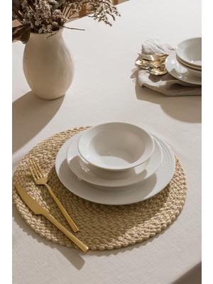 Soley Winds | 18 Parça 6 Kişilik Porselen Yemek Takımı