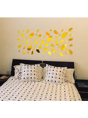 As Tasarım Lazer Desen001 Model Modern Tasarım Duvar Dekorasyon Süs Gold Renk