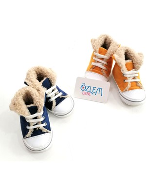 Genel Içi Welsoft Bot Tarzı Bebek Ayakkabısı Mavi - 18 Numara