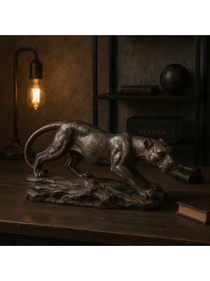 Decostone Dekoratif Jaguar Kayada Biblo