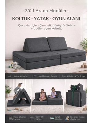 Saby Katlanabilir Çocuk Koltuğu | Yatak & Minder – Çok Amaçlı Modüler Tasarım