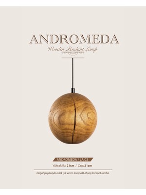 Ahşap Sarkıt Aydınlatma Avize La-02