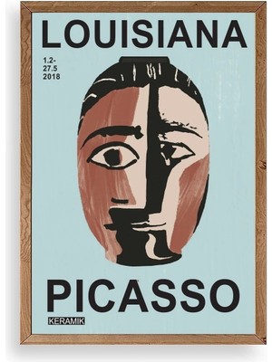 Durukar Picasso Ahşap Çerçeveli Tablo 17 x 23