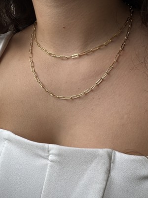 M Miel Kadın 2li Zincir Set Kolye