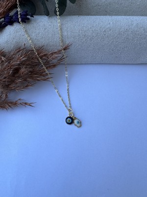 M Miel Nazar Boncuğu El Detay Kolye